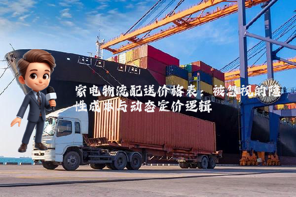 家电物流配送价格表:被忽视的隐性成本与动态定价逻辑